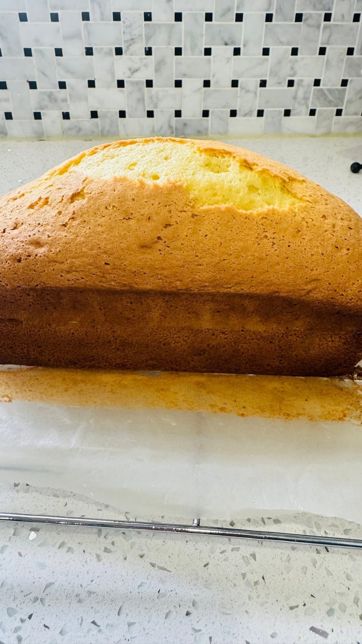 Plain Cake — soft vanilla sponge cake
