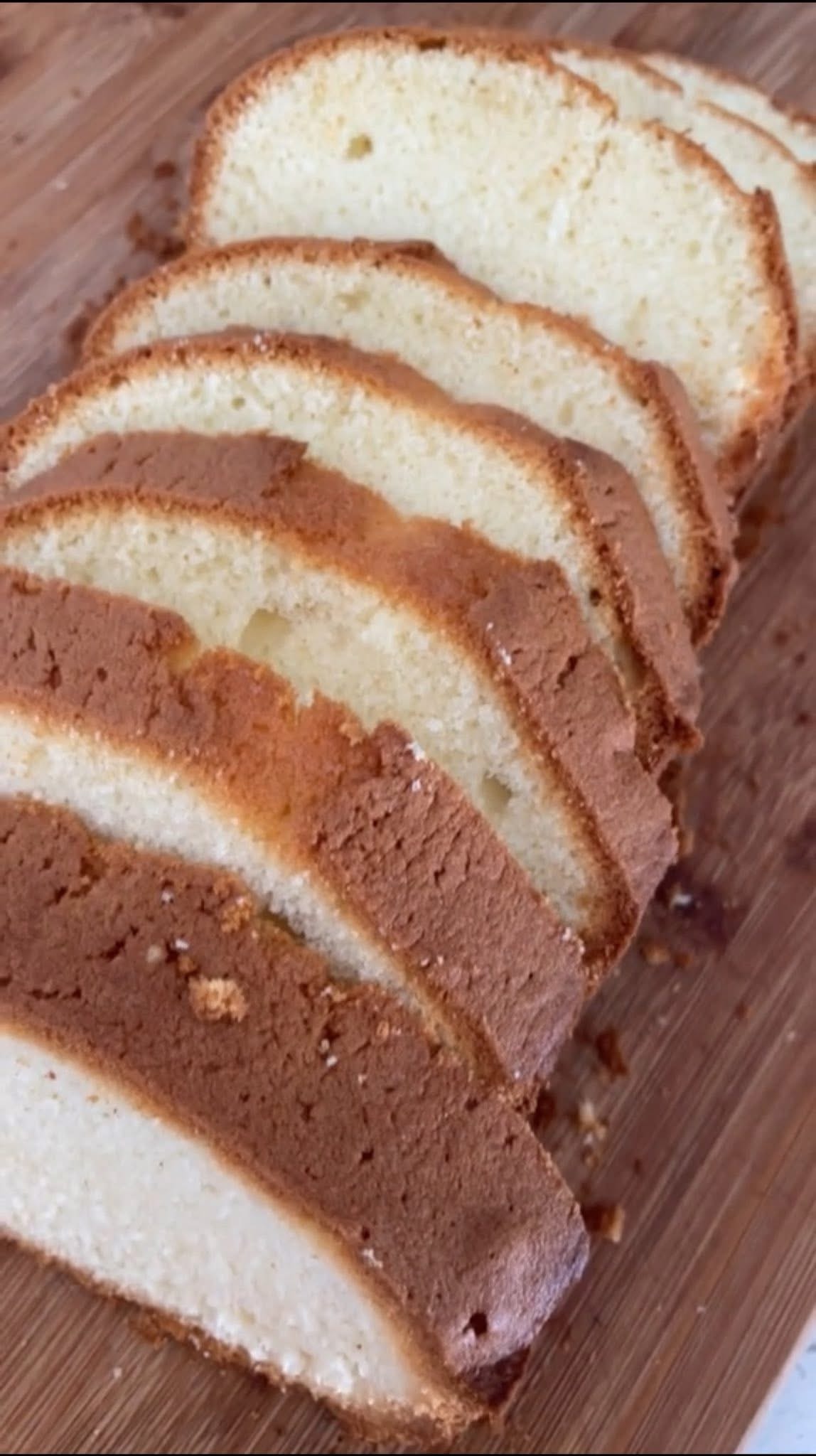 Plain Cake slice — soft vanilla sponge